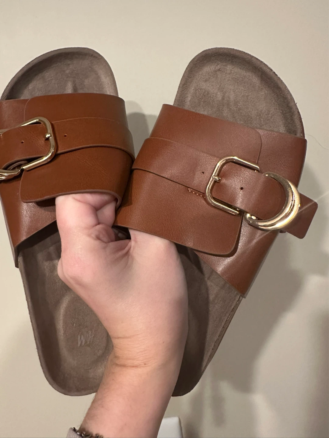 H&M Brown Buckle Slide Sandals - photo 2