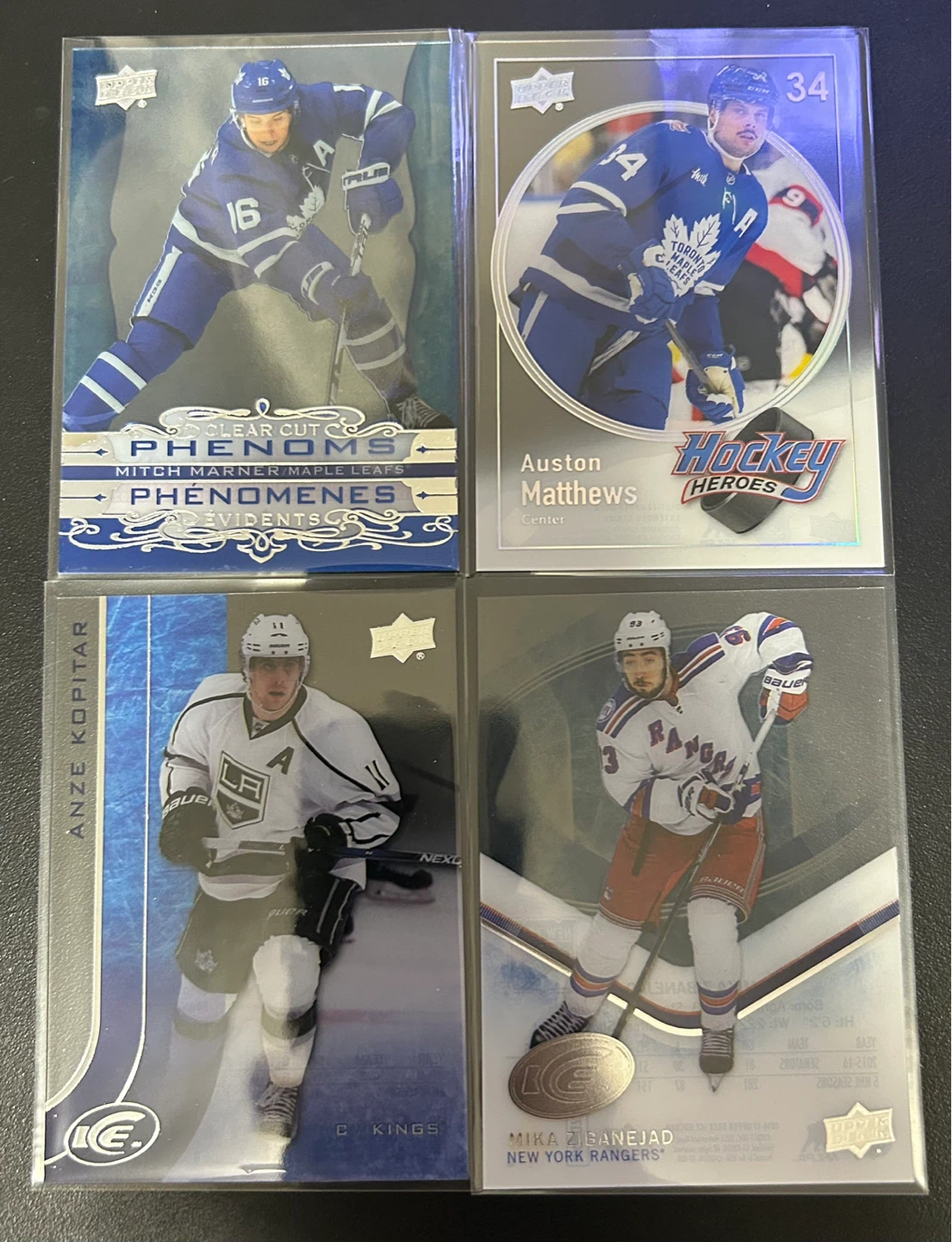 Clear cut hockey cards