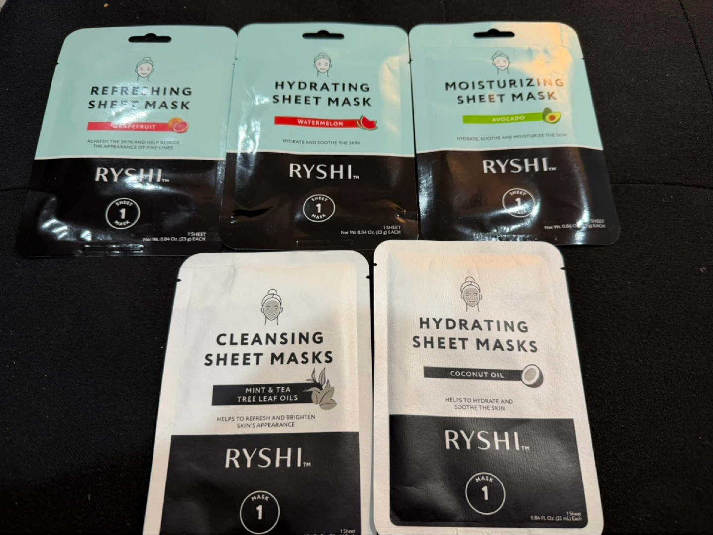 Ryshi Selected Hydrating Sheet Masks