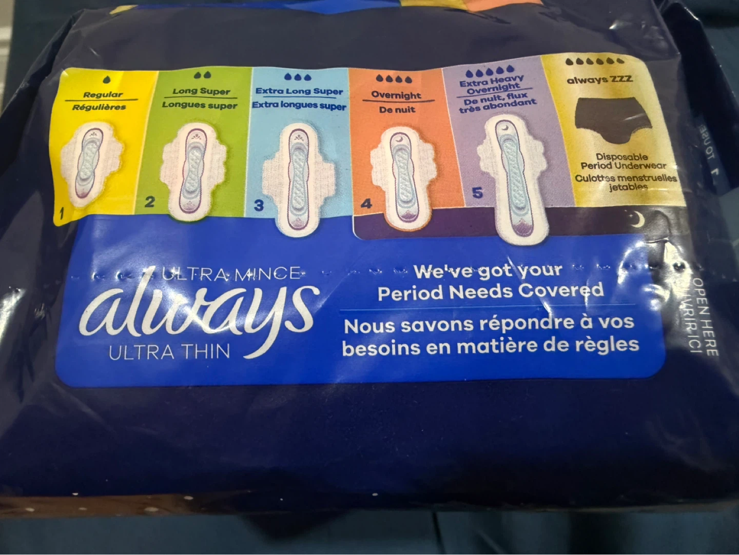 38pk Always Ultra Thin Overnight Pads - photo 2