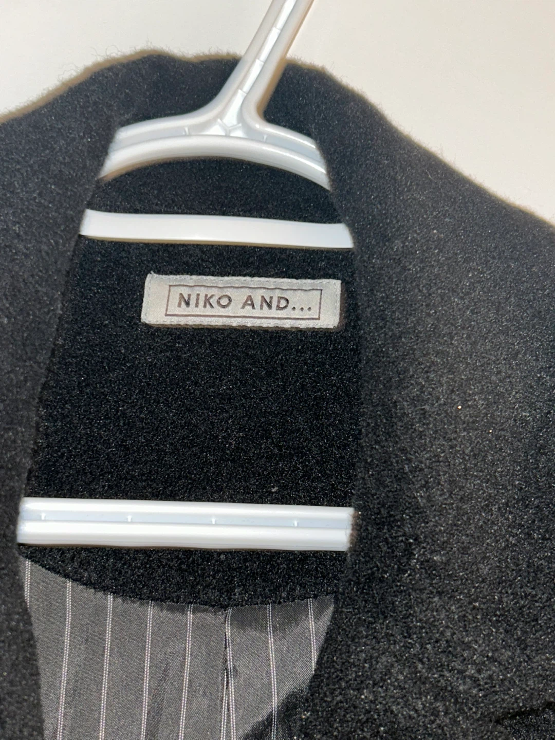 Black cropped  Blazer coat - photo 2