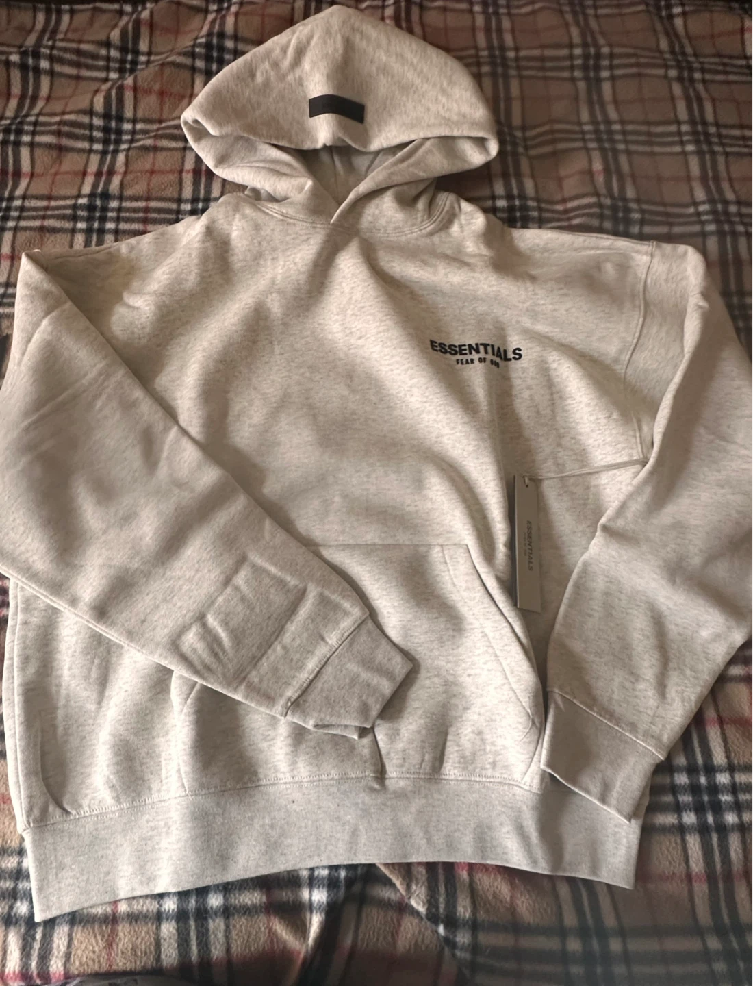 ESSENTIALS Fear of God Hoodie Light Oat meal - photo 2
