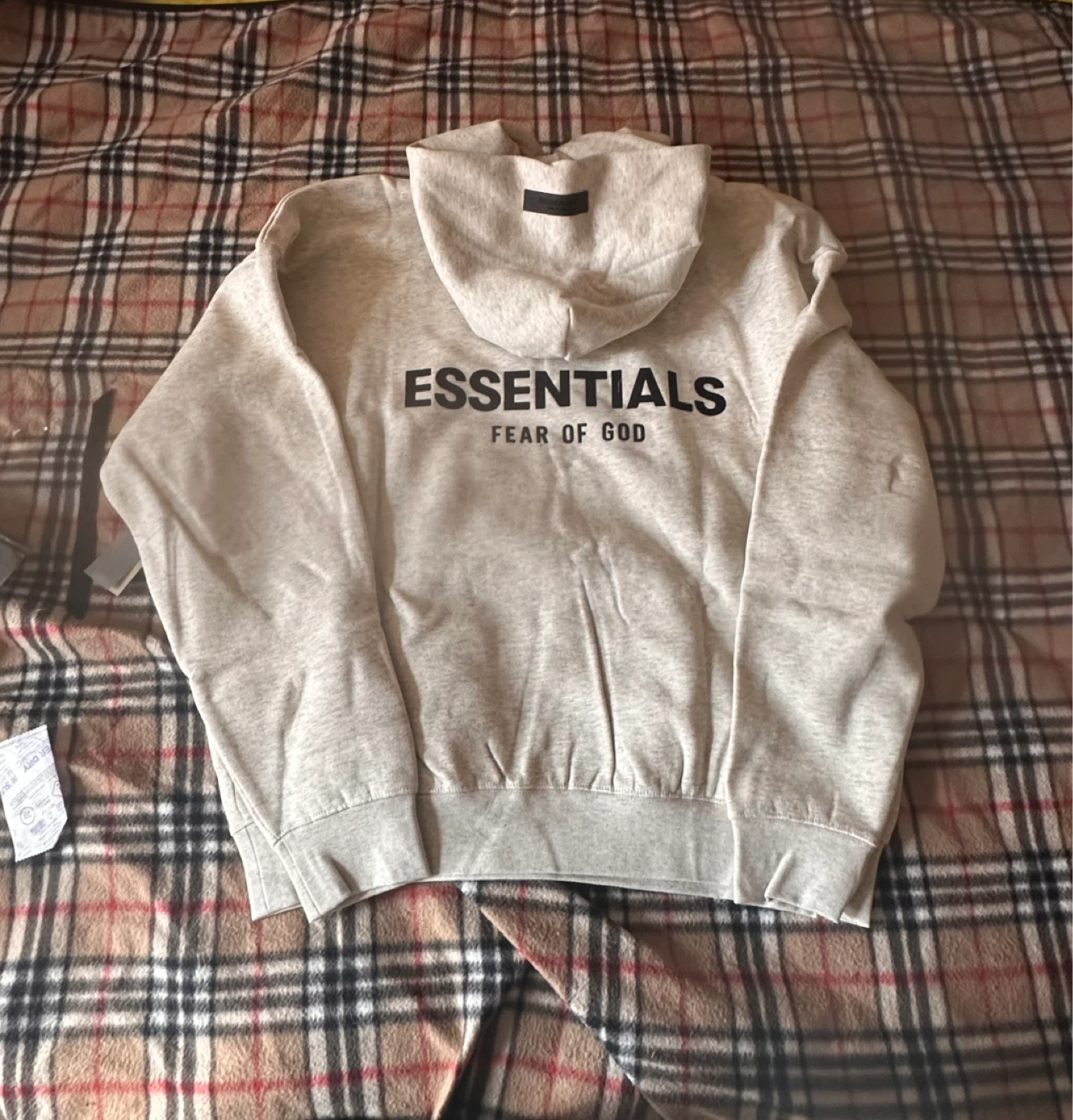 ESSENTIALS Fear of God Hoodie Light Oat meal - photo 3