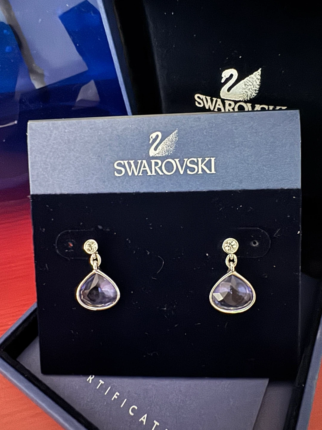 Swarovski Teardrop Earrings