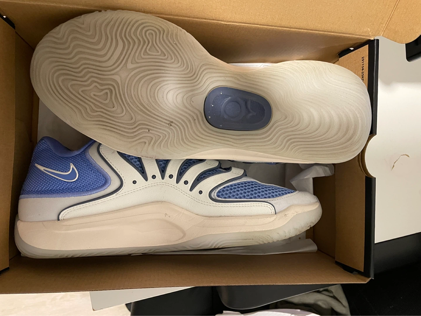 Nike KD18 Royal Pulse/Sail-Football Grey Shoes - photo 2