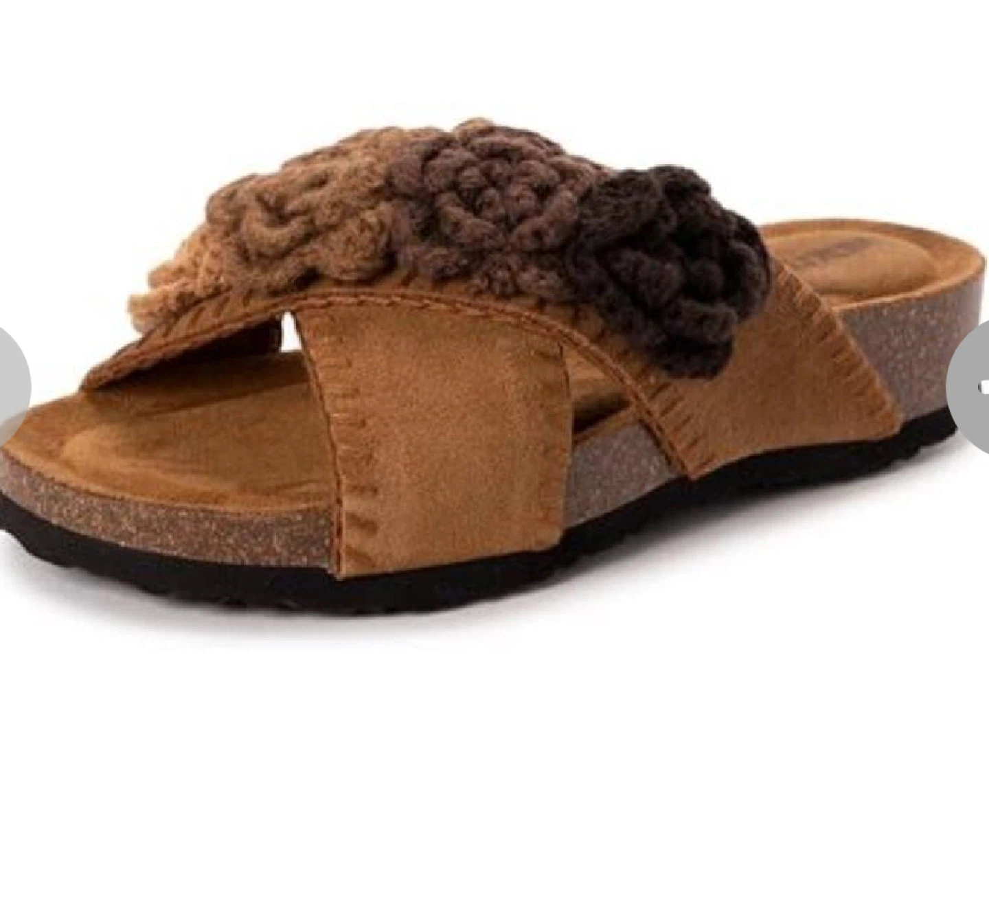 Bzees Women's Slide Sandals - Brown