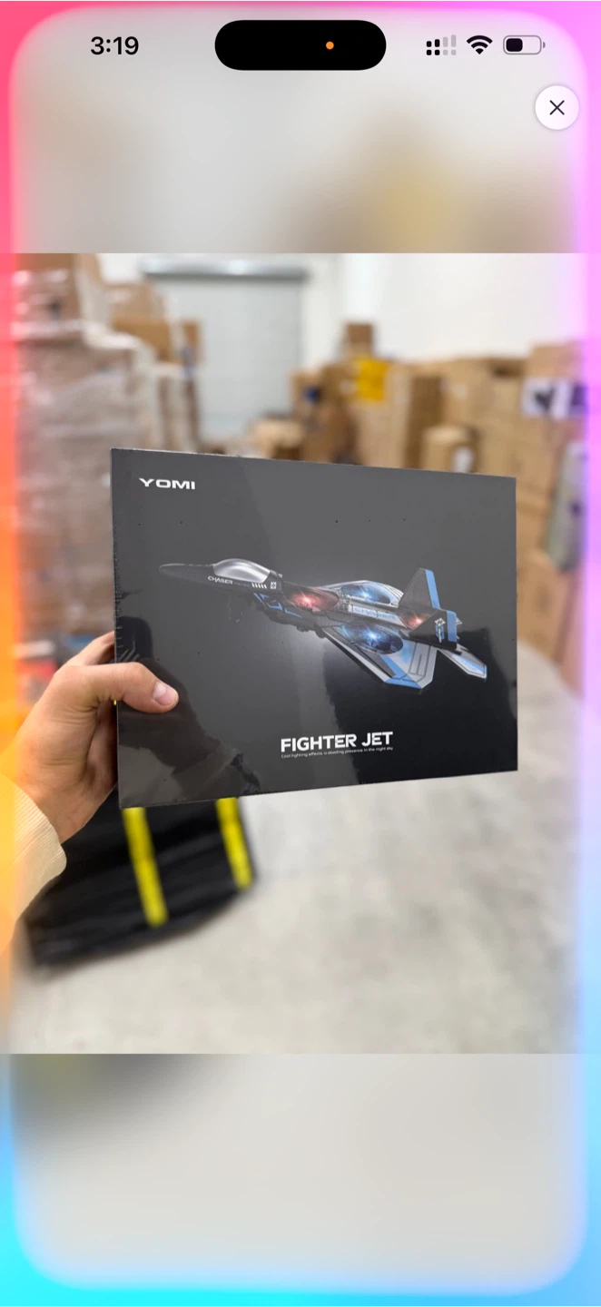 Yomi Fighter Jet Toy Boxed