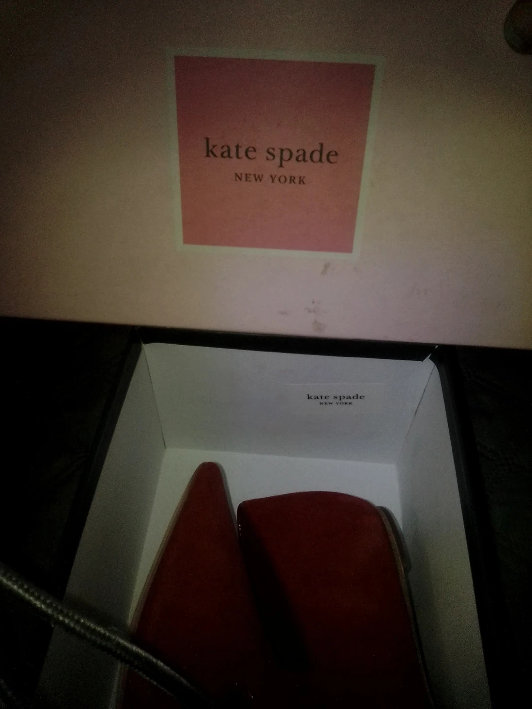 Kate Spade New York Red Pointed Toe Flats - Size 6.5B - photo 2