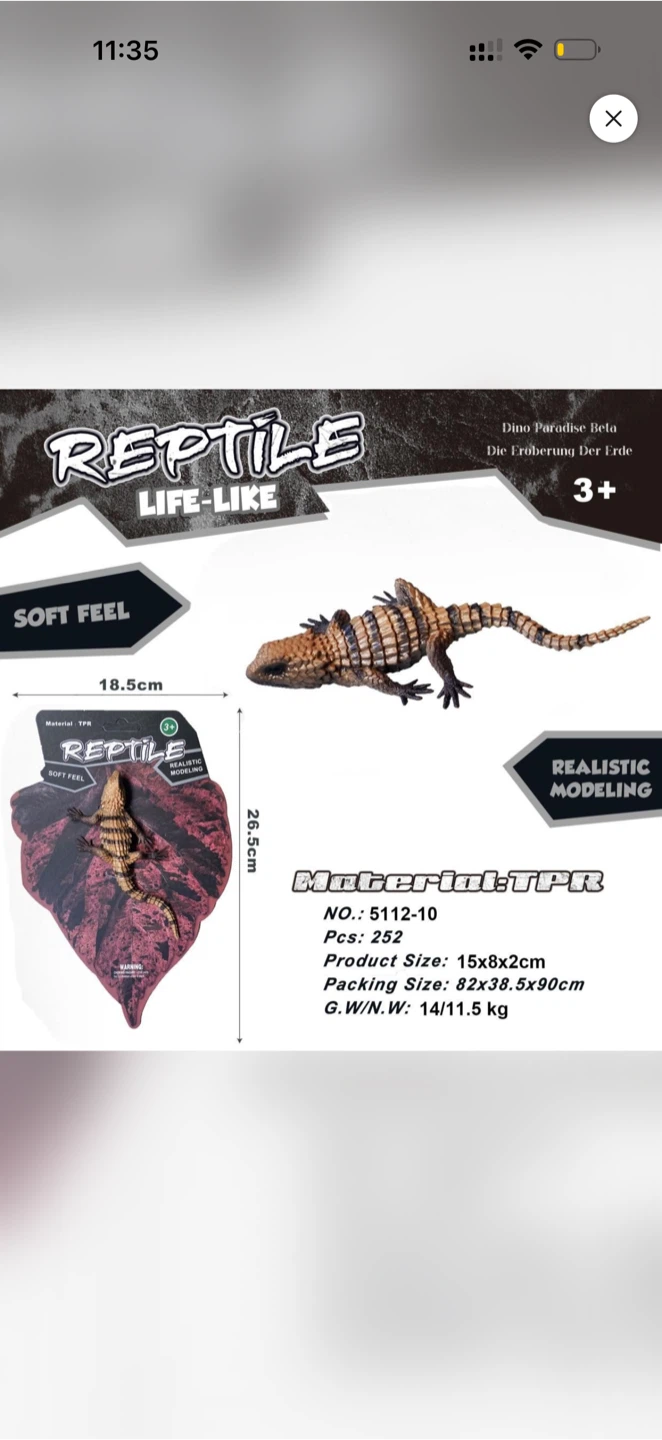 Life-Like Reptile Toy