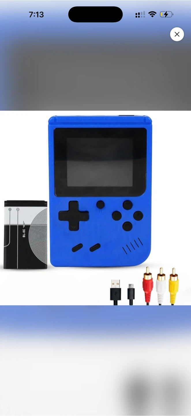 Retro Handheld Game Console