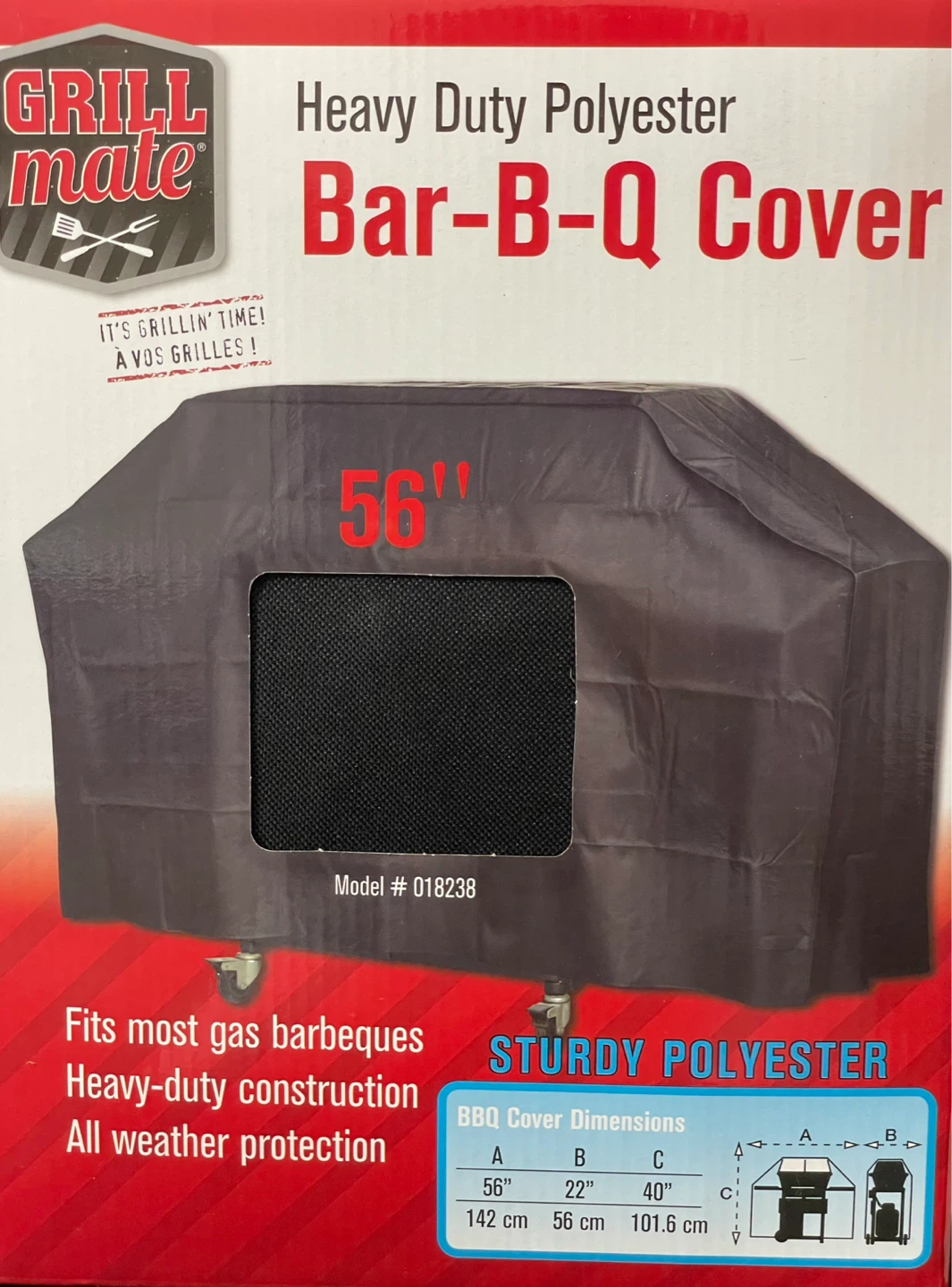 GrillMate Heavy Duty Polyester BBQ Cover