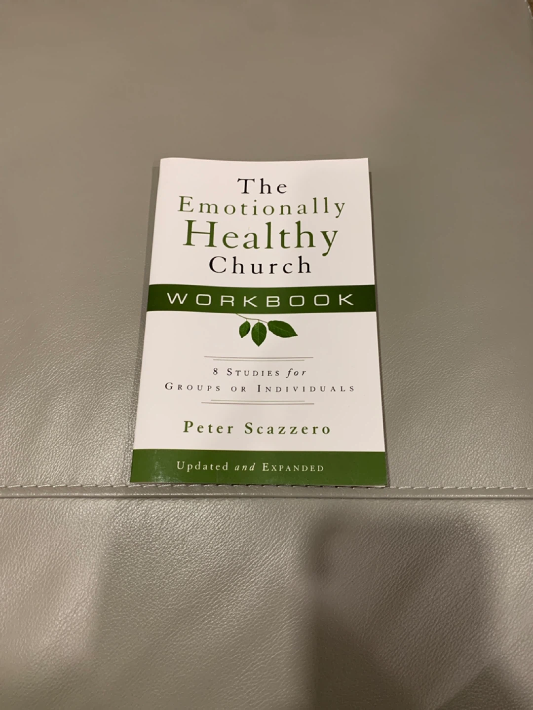 The Emotionally Healthy Church Workbook by Peter Scazzero