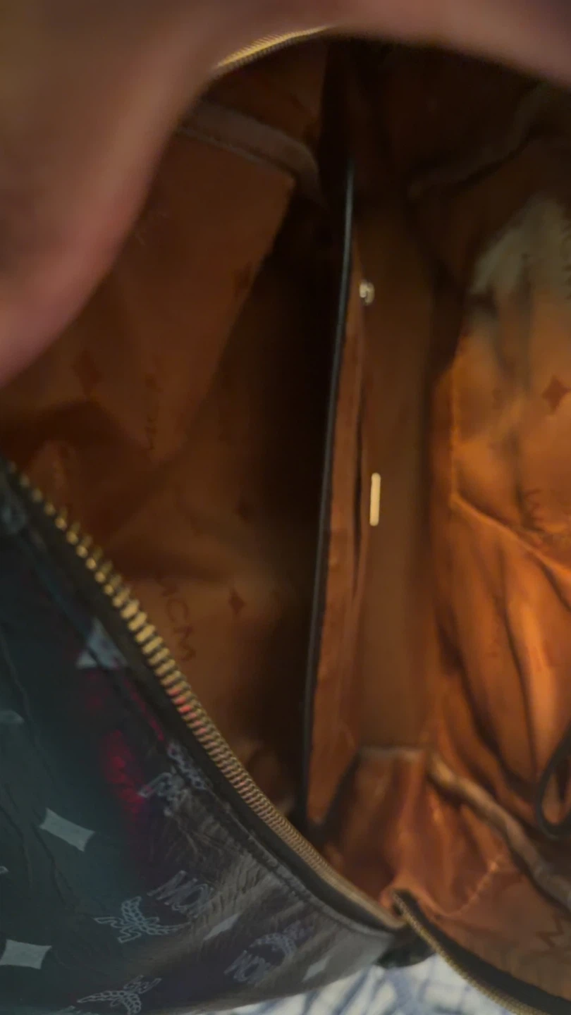 MCM Studded Black Leather Backpack - photo 3