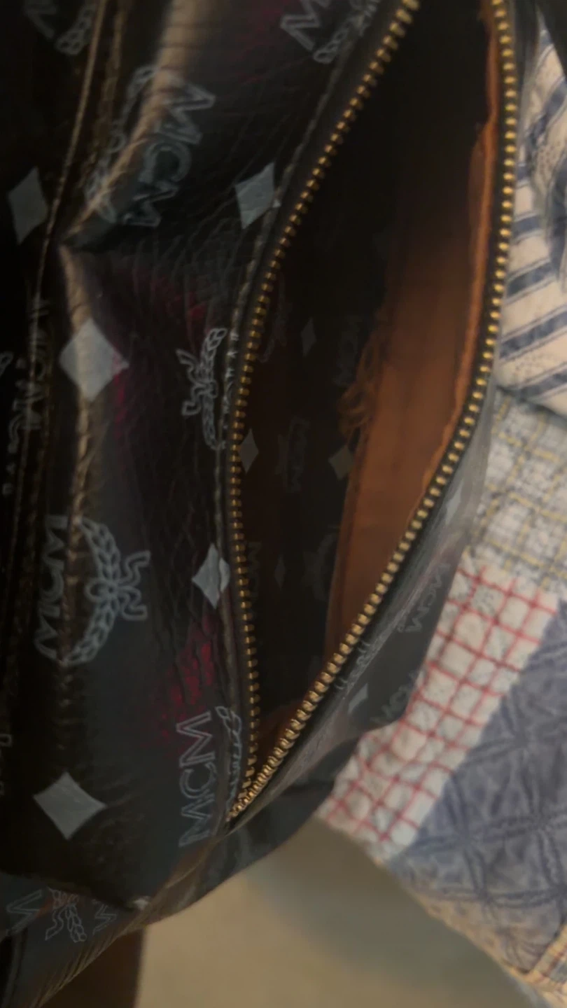 MCM Studded Black Leather Backpack - photo 2