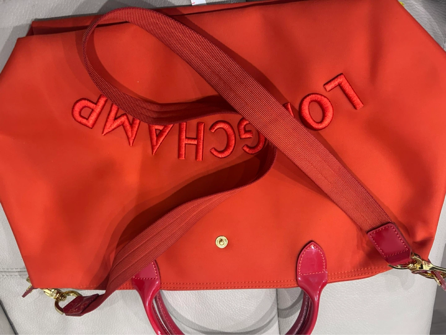 Longchamp Le Pliage Travel Bag - Red - photo 5