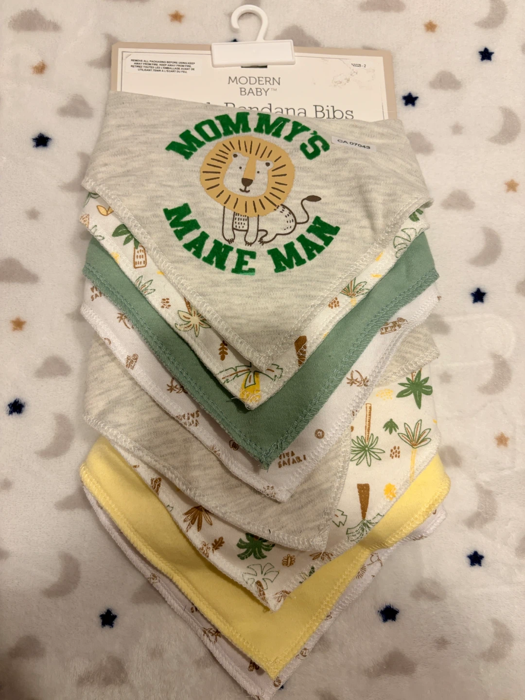 Modern Baby Bandana Bibs - 3 Pack