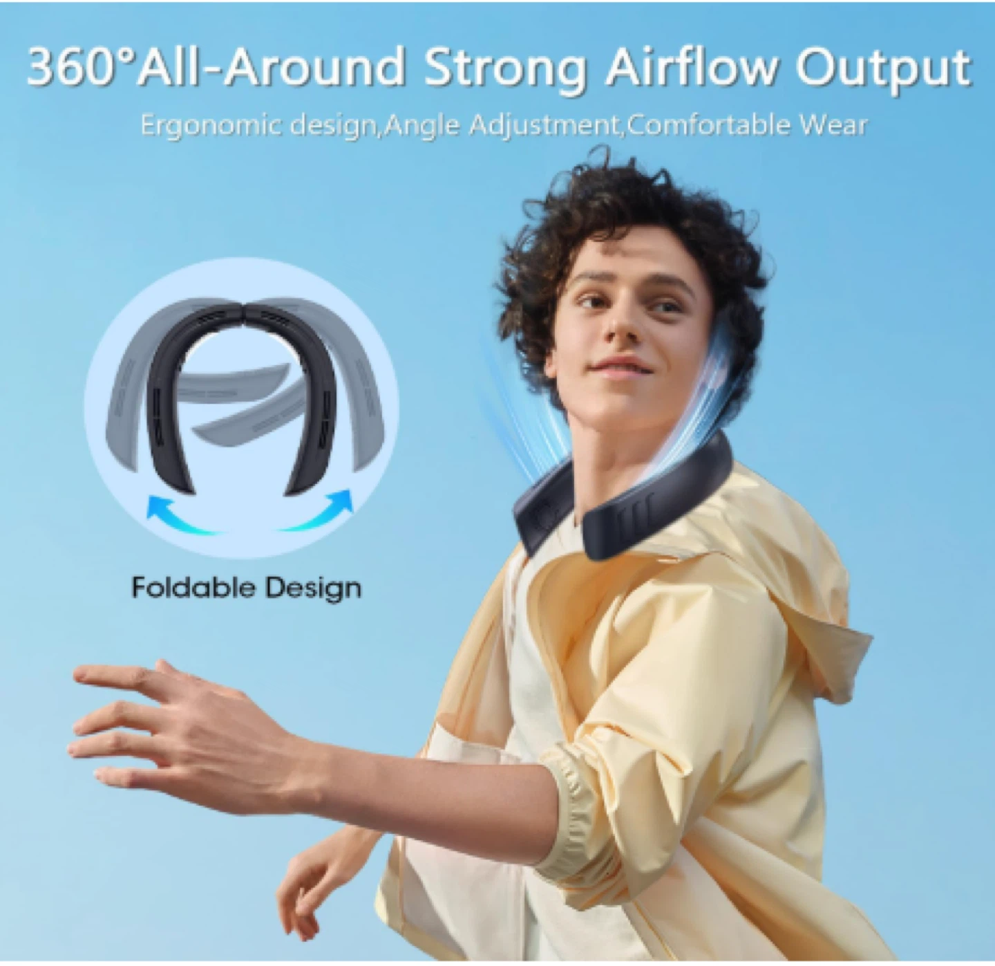 Portable Neck Fan - photo 4