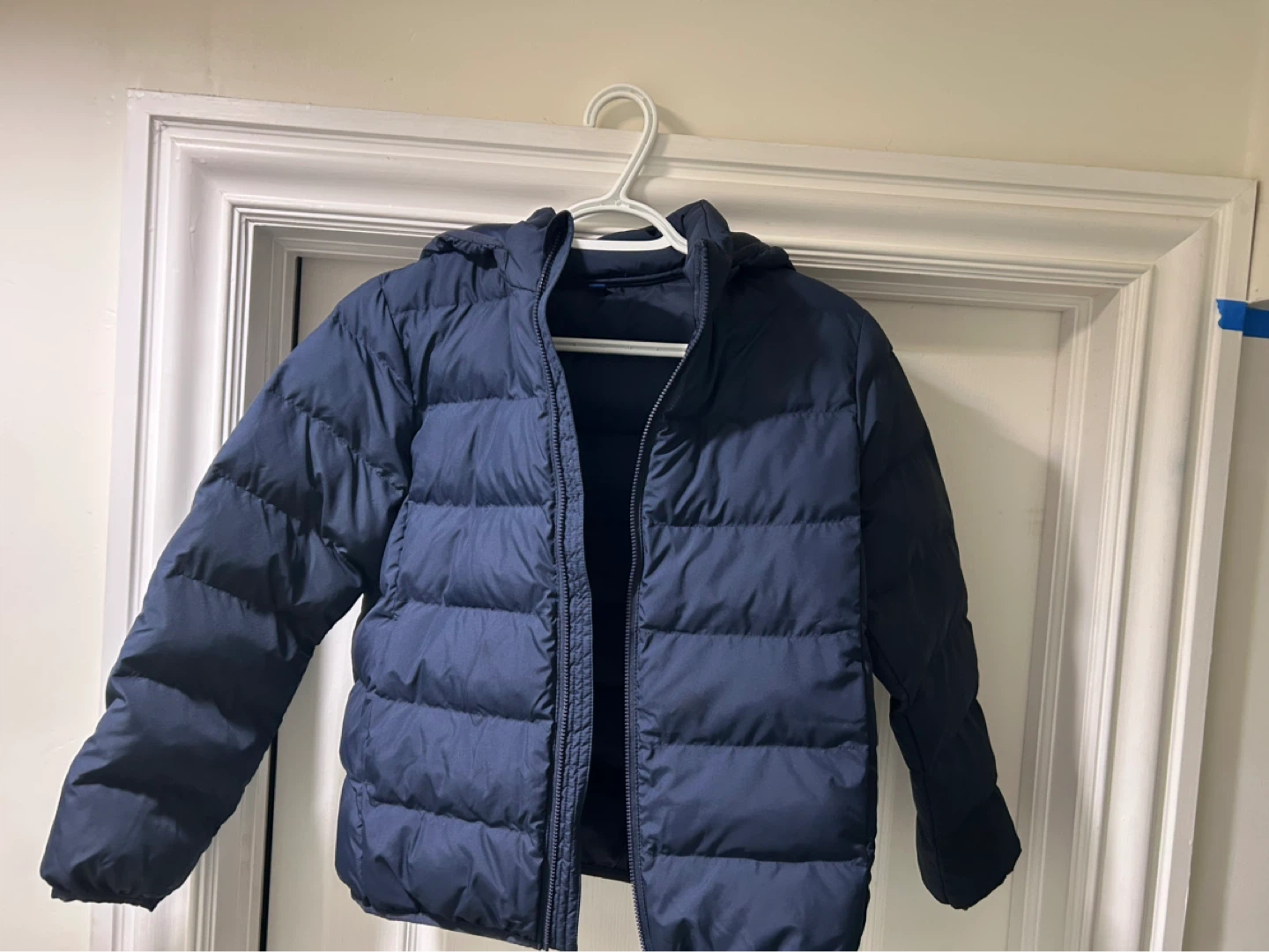 UNIQLO Kids' Puffer Jacket Navy Blue Size 9-10