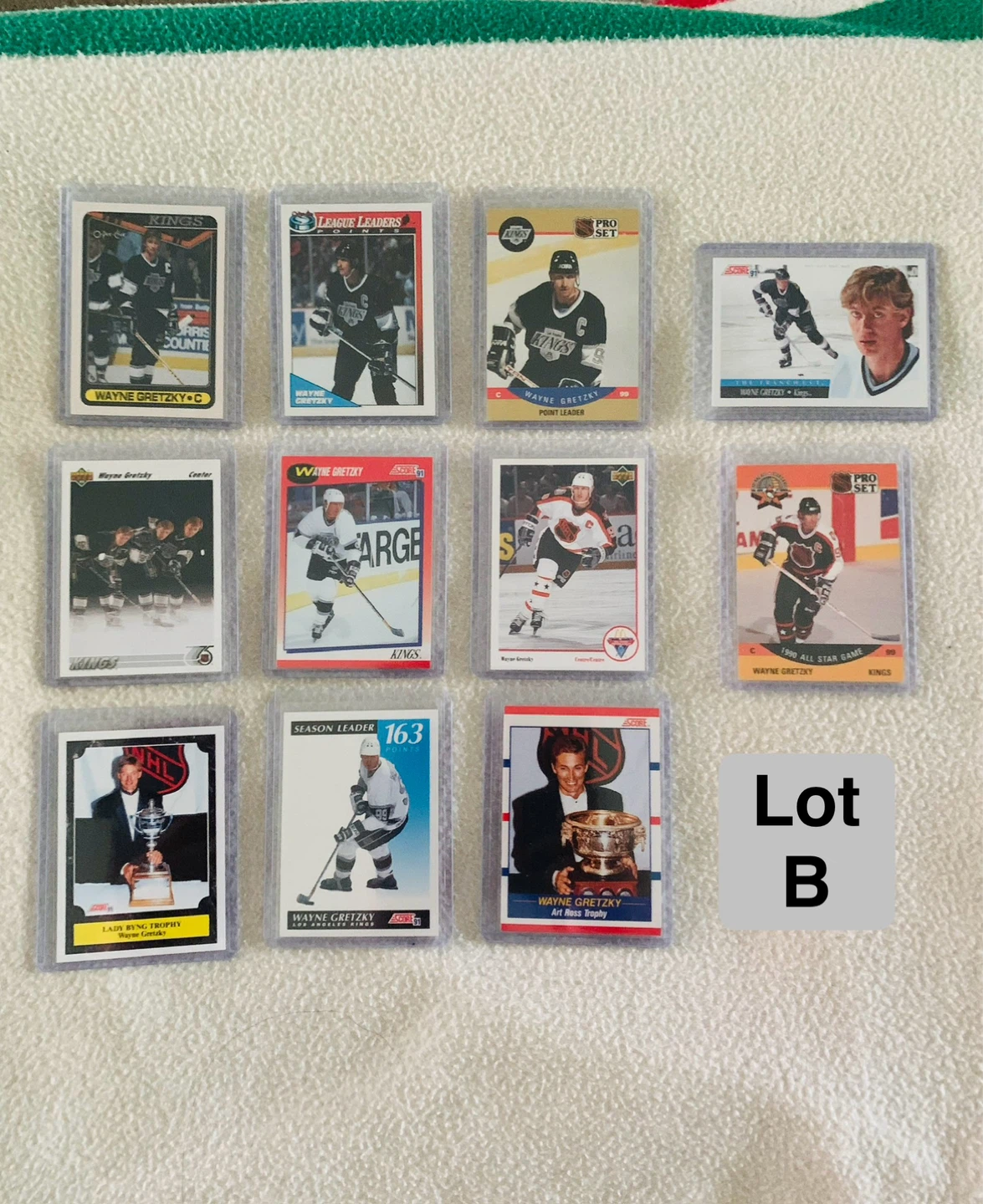 Wayne Gretzky Lot of 11 Hockey Trading Cards Oilers Kings - photo 4