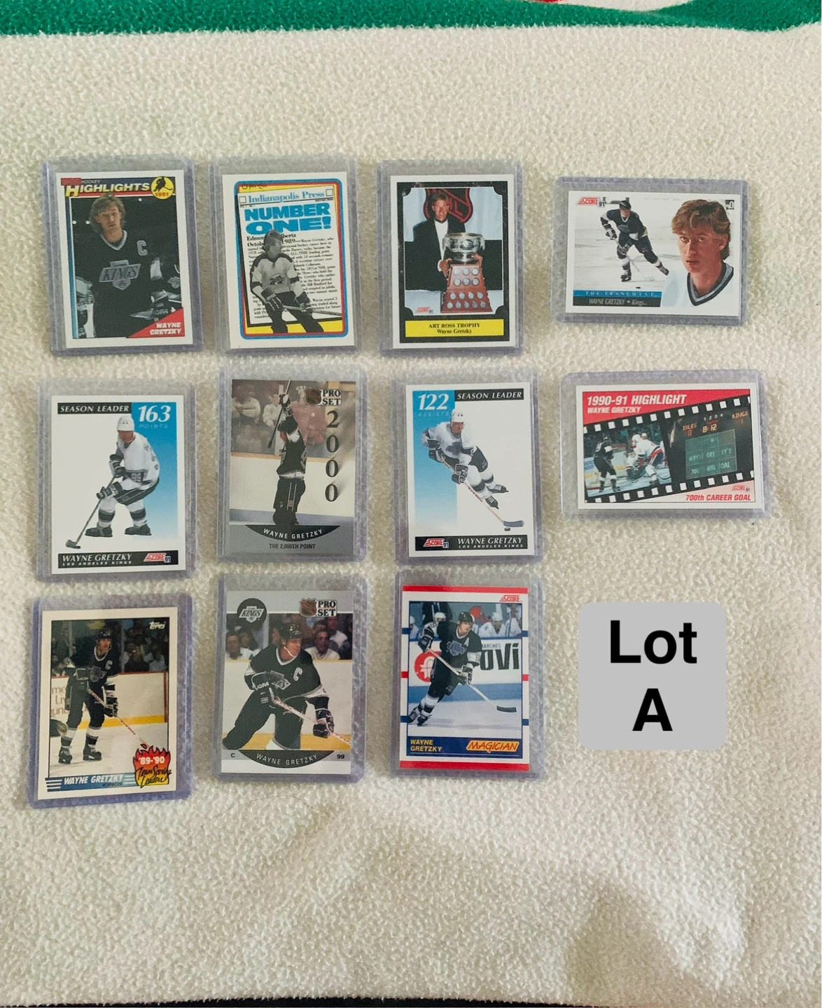 Wayne Gretzky Lot of 11 Hockey Trading Cards Oilers Kings - photo 2