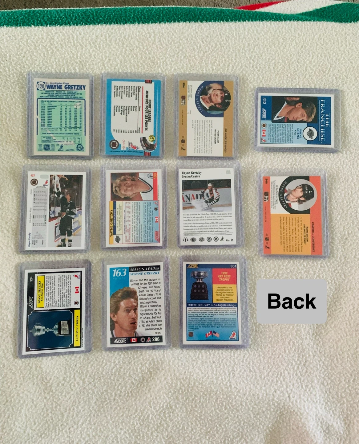 Wayne Gretzky Lot of 11 Hockey Trading Cards Oilers Kings - photo 5