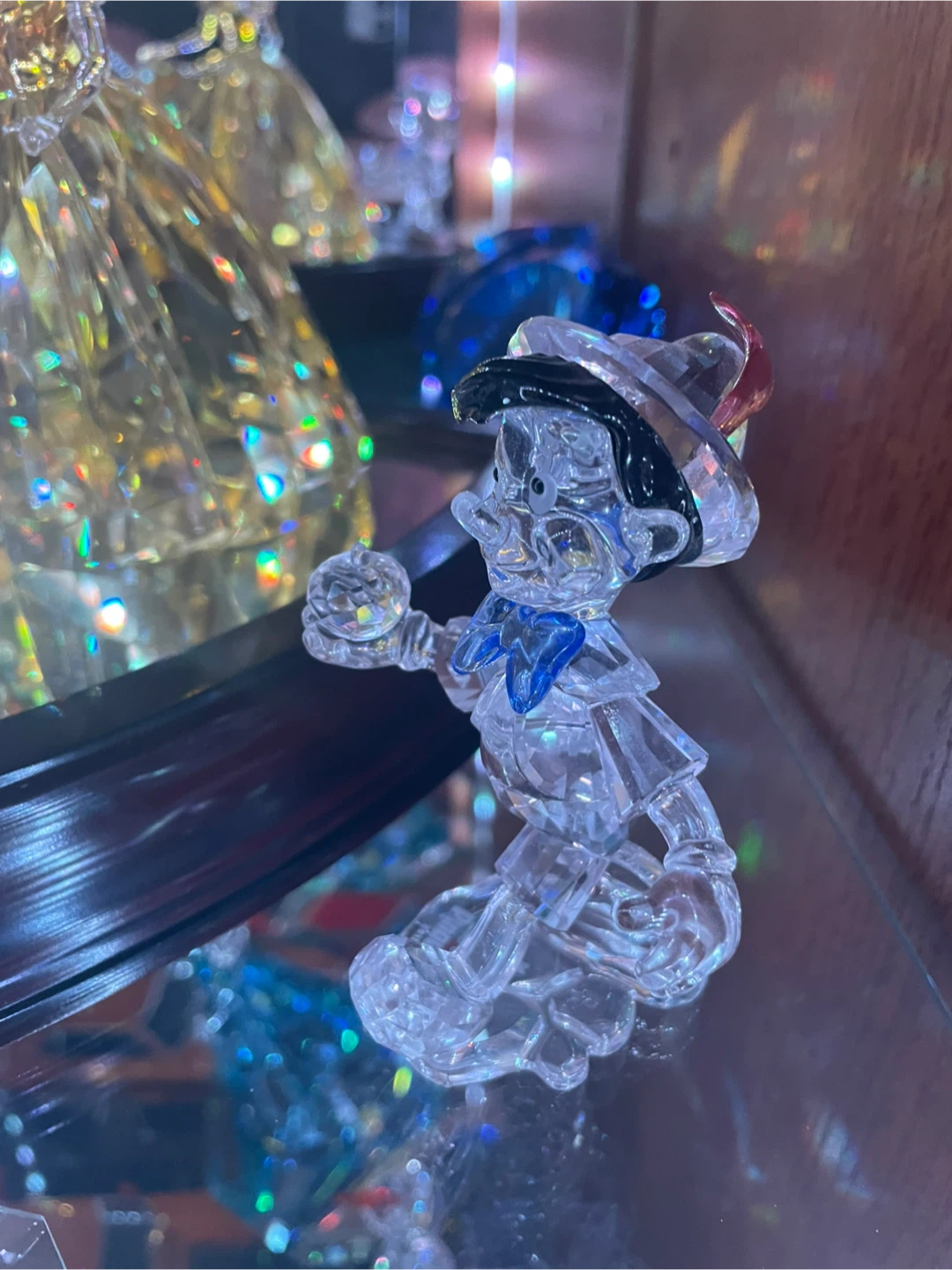 Crystal Pinocchio Figurine
