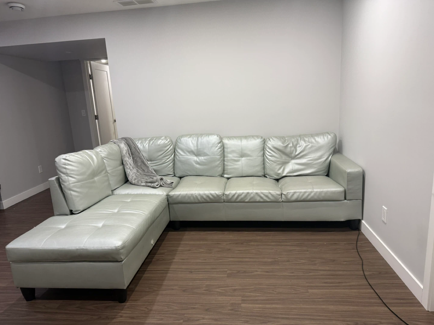 Green Sectional Sofa - photo 4