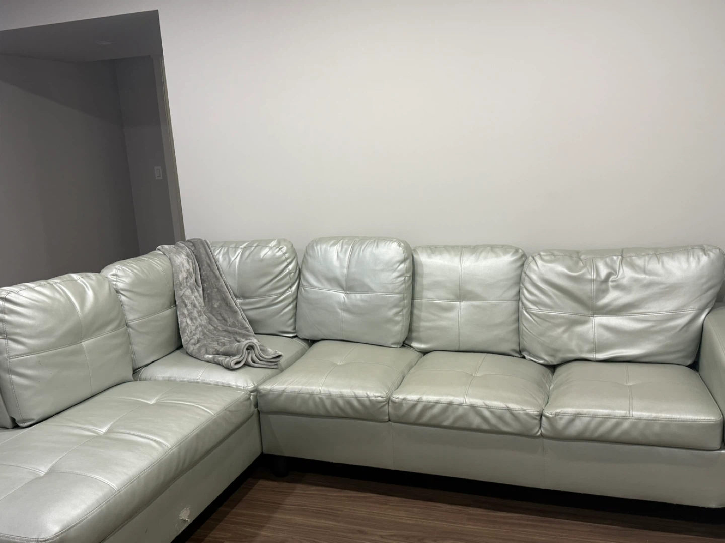 Green Sectional Sofa - photo 2