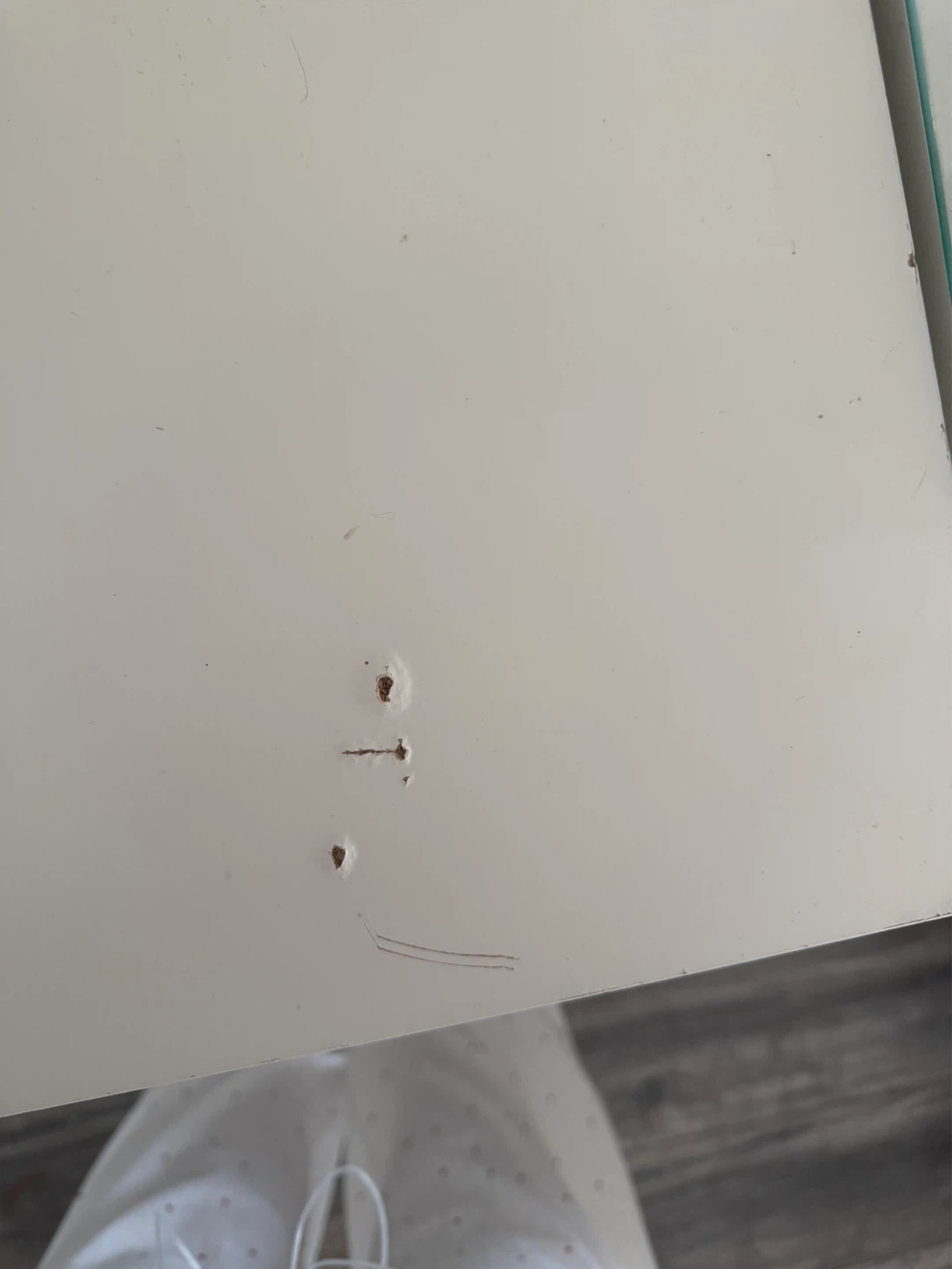 White 3-Drawer Dresser - photo 3