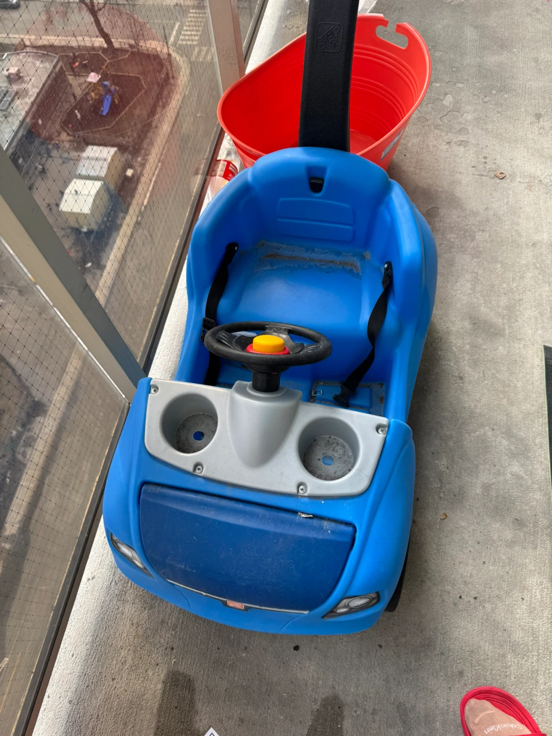 Step2 Push Around Buggy Blue Ride-On Toy Car - photo 3