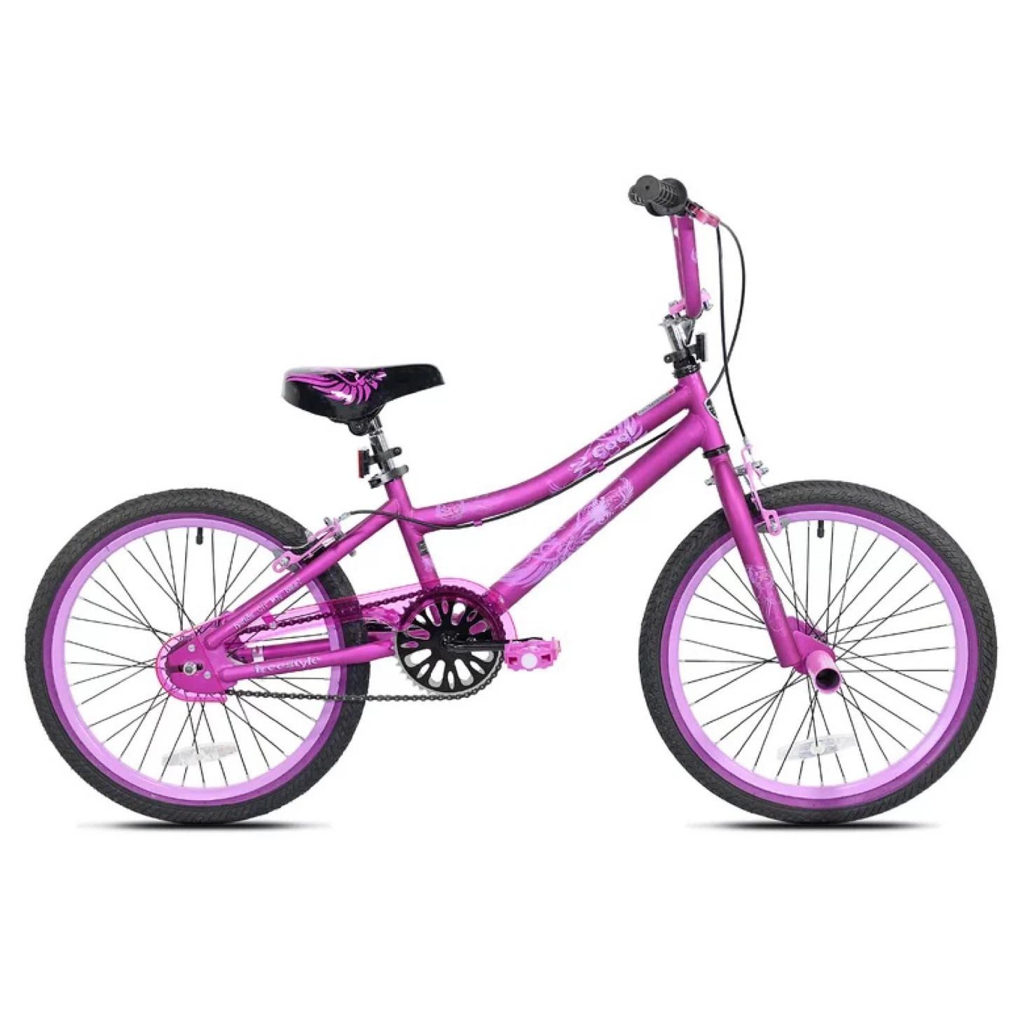Girls Pink Freestyle BMX Bike