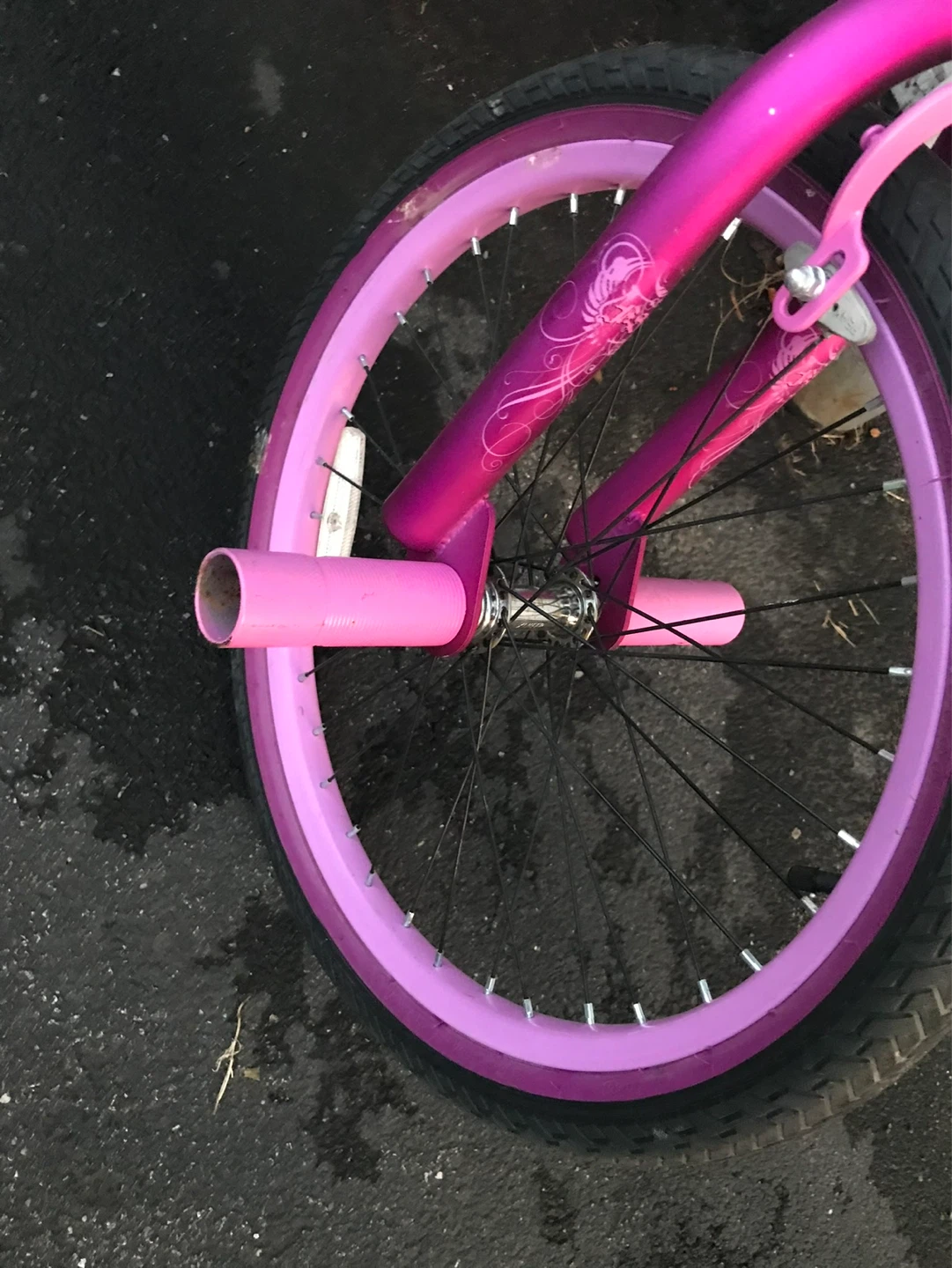 Girls Pink Freestyle BMX Bike - photo 4