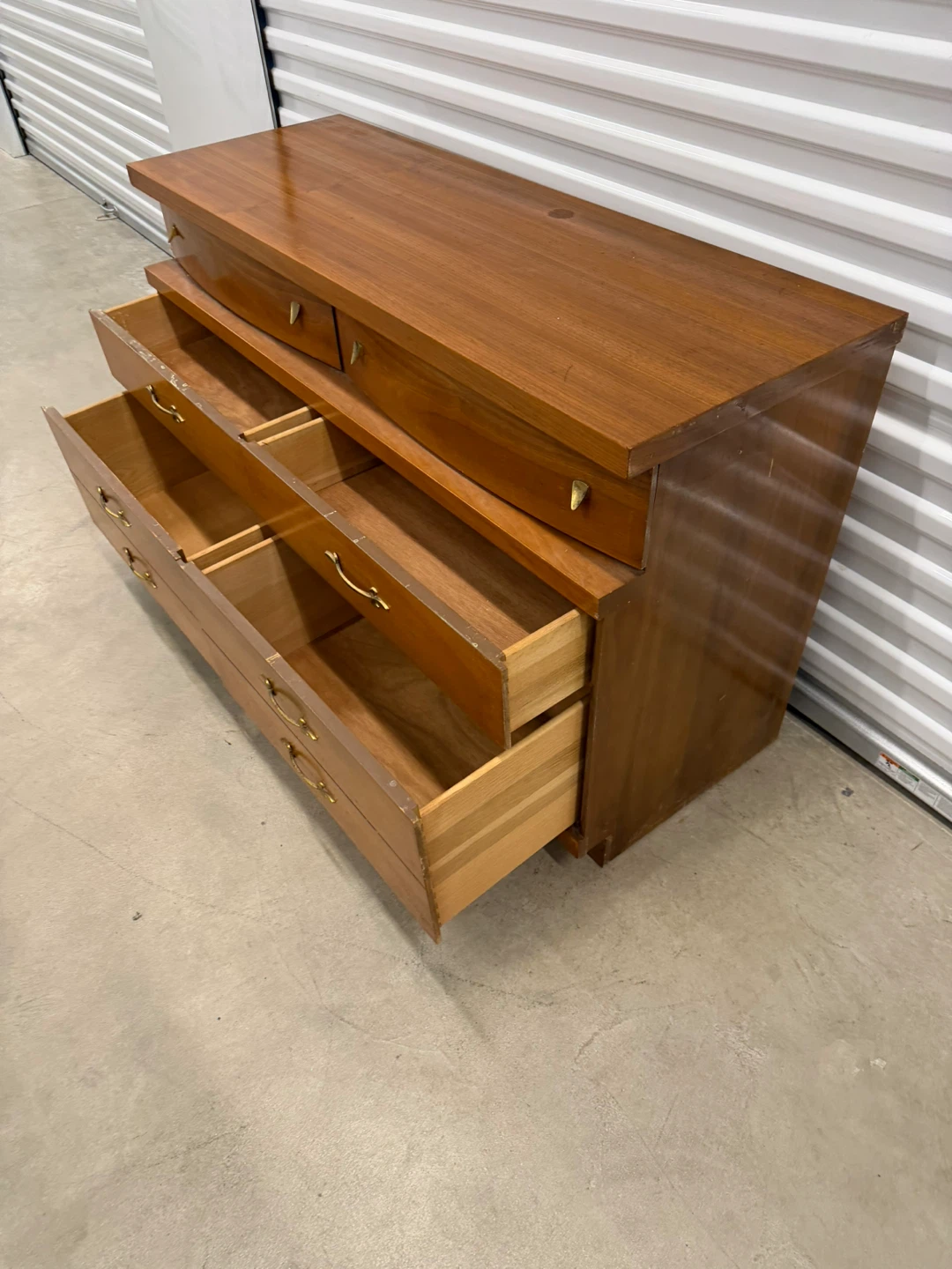 Mid-Century Modern Wooden Dresser Chest of Drawers - photo 5