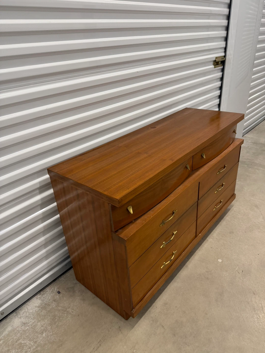 Mid-Century Modern Wooden Dresser Chest of Drawers - photo 3