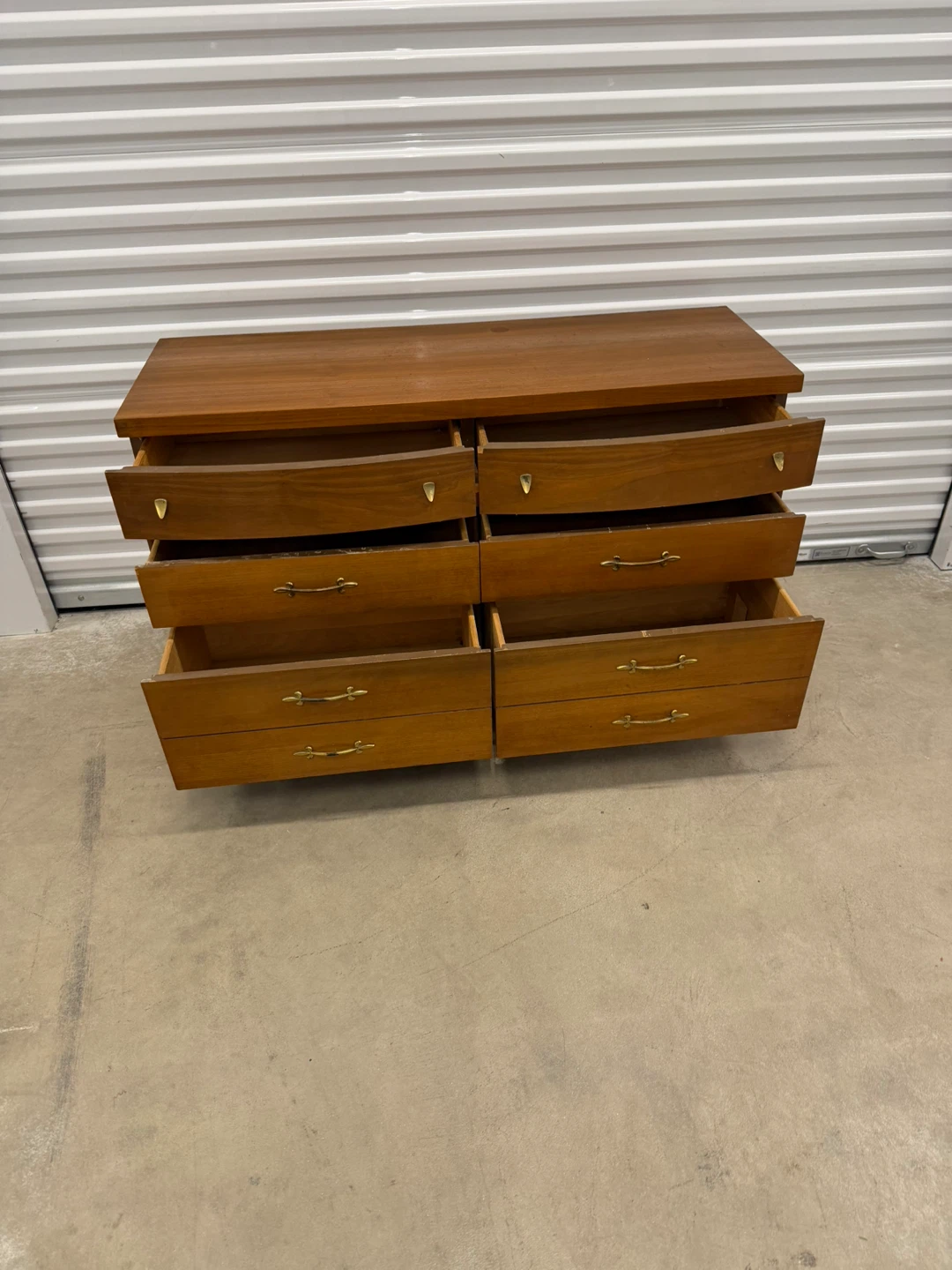 Mid-Century Modern Wooden Dresser Chest of Drawers - photo 4
