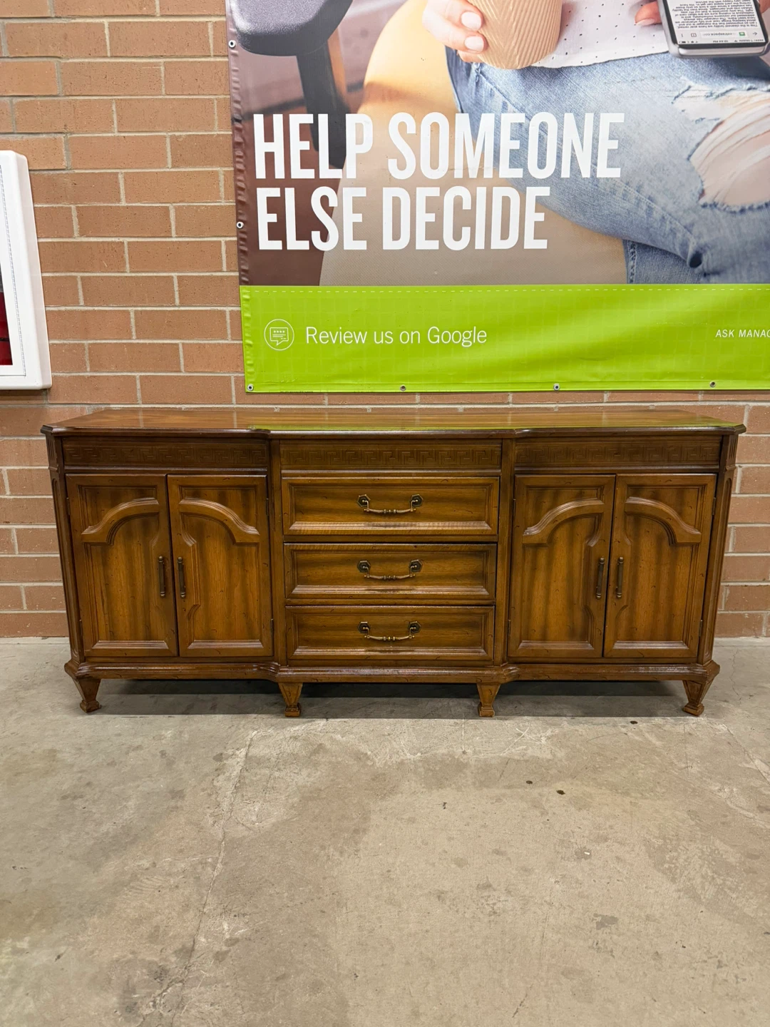 Wood Sideboard/Buffet with Drawers