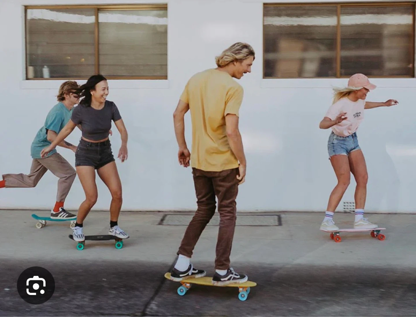 White Penny Board Skateboard