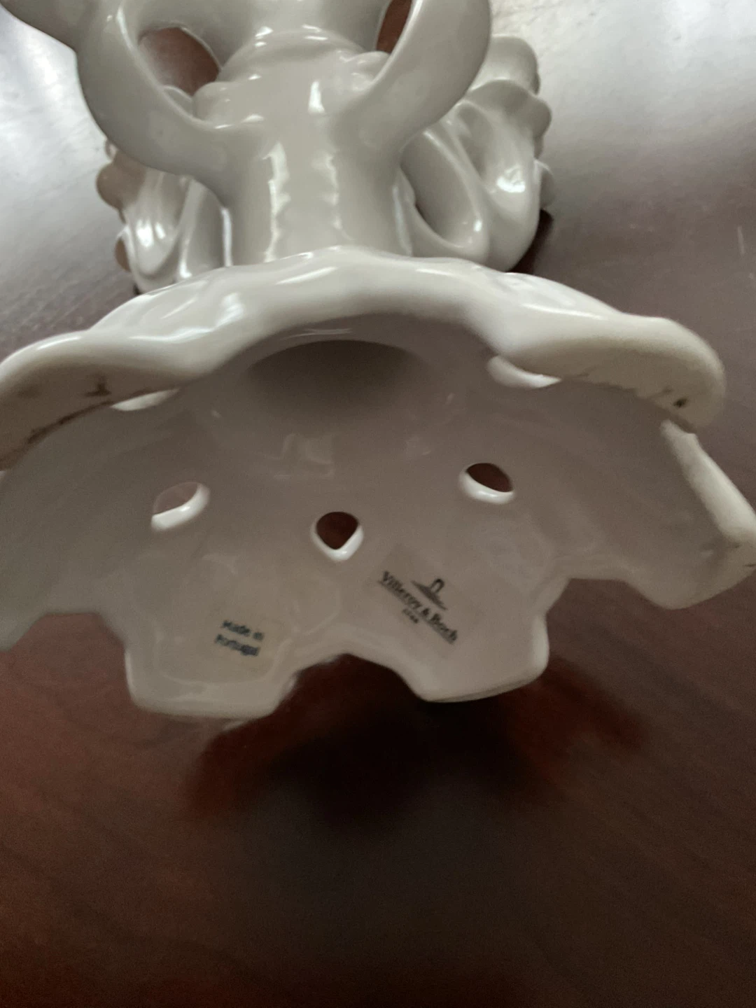 White Ceramic 5-Arm Candelabra - photo 2