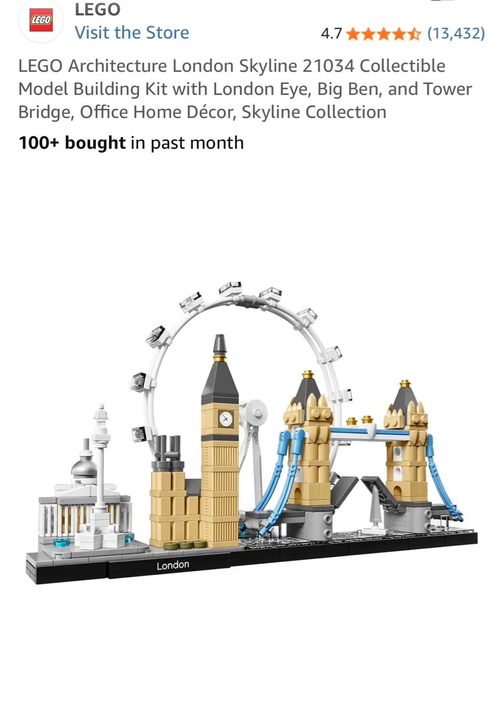 LEGO Architecture – 🇬🇧London Skyline (Built Set) - photo 3