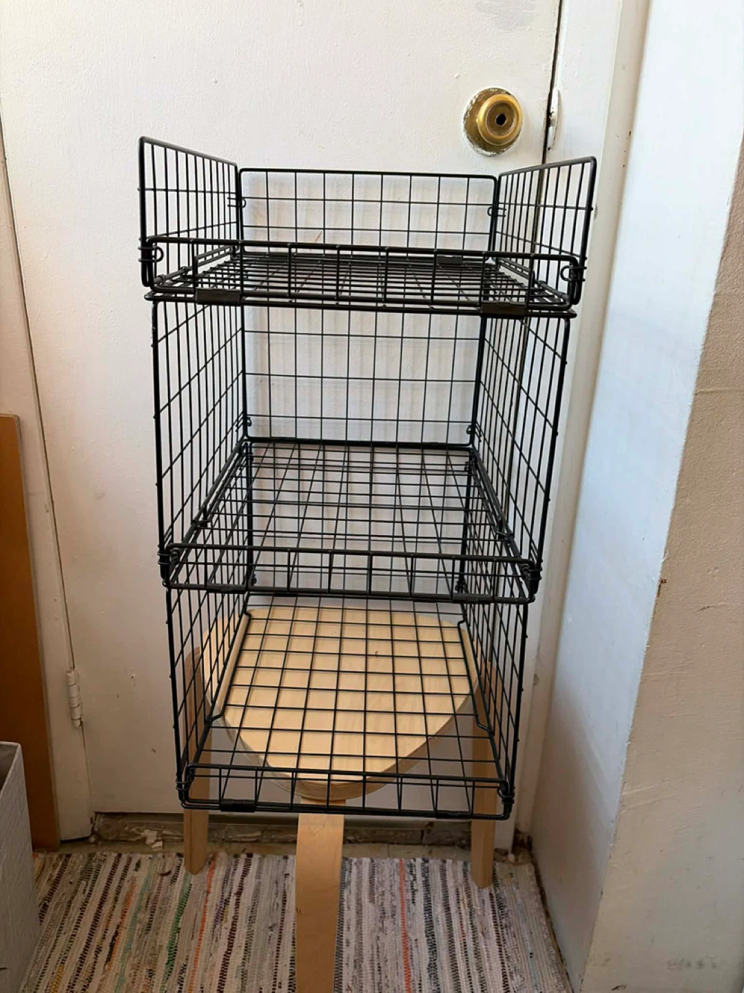 3 tier stackable shelves