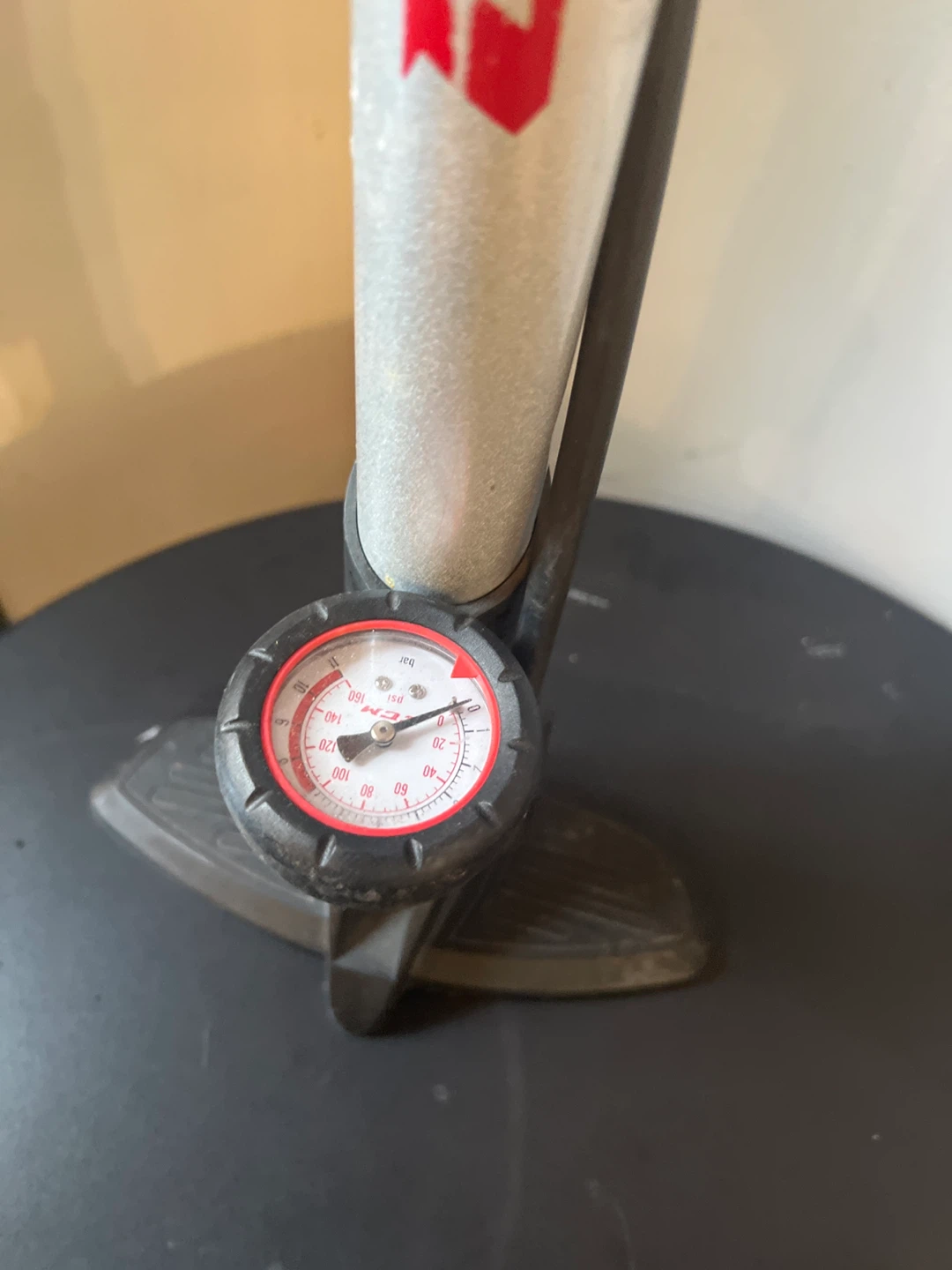 CCM Bicycle Floor Pump with Gauge - photo 2