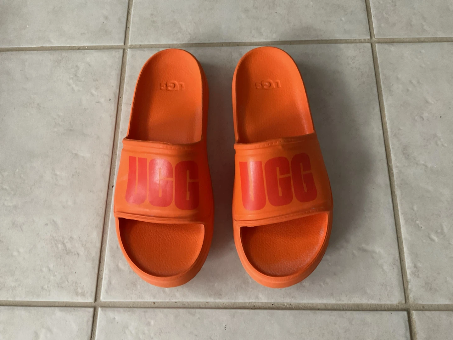 UGG Orange Slides