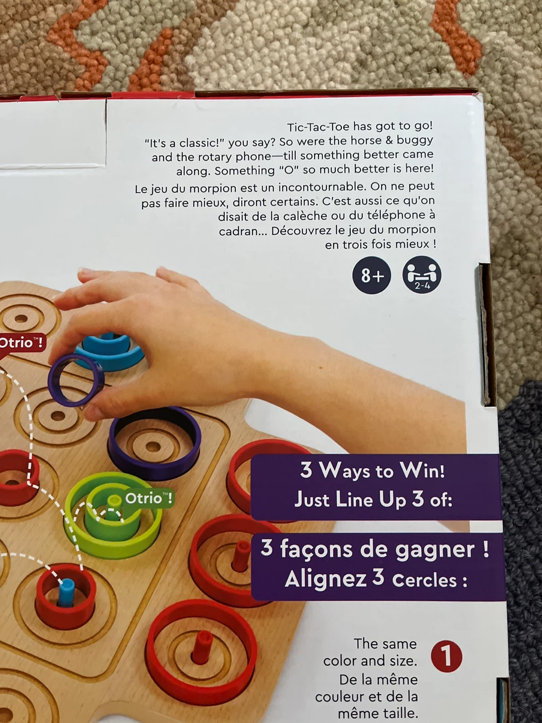 Otrio Deluxe Strategy Board Game by Marbles Brain Workshop - photo 3