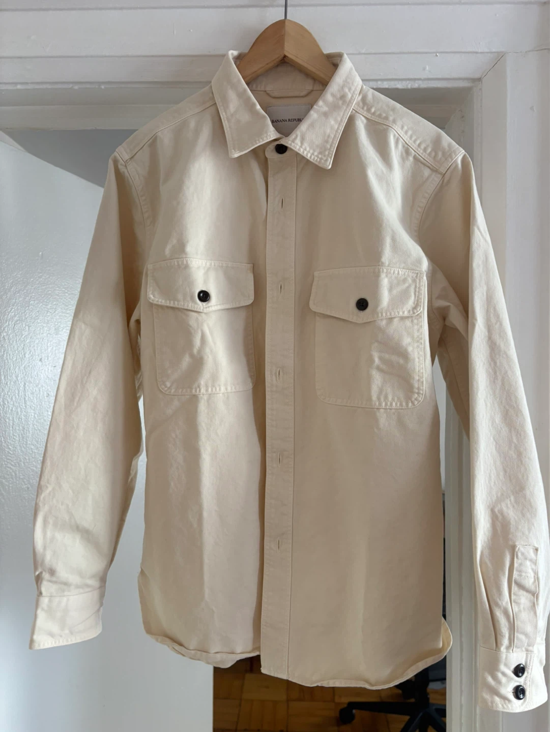 BANANA REPUBLIC - STANDARD-FIT COTTON TWILL OVERSHIRT