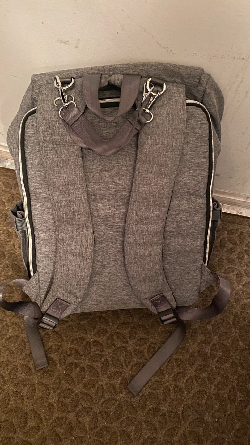 Gray Diaper Backpack - photo 2
