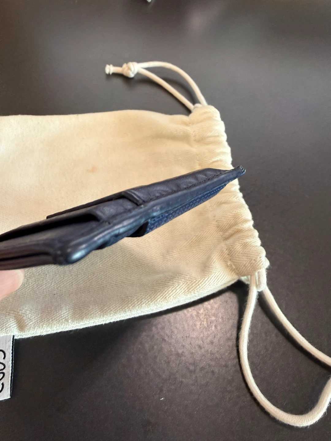 Loewe Navy Anagram Card Holder - photo 5