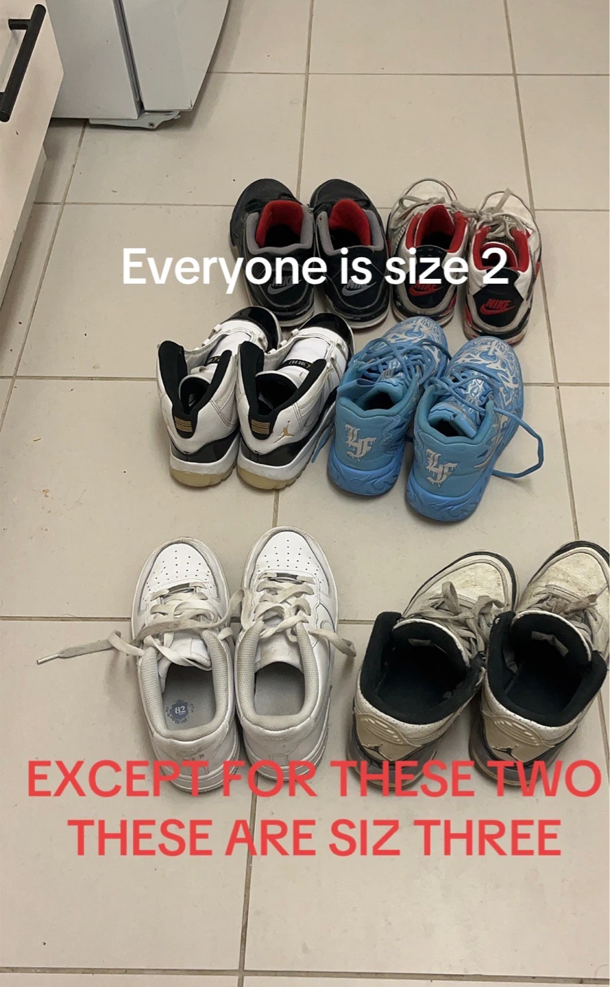 Assorted Kids' Sneakers - Sizes 2, 3, and 13c