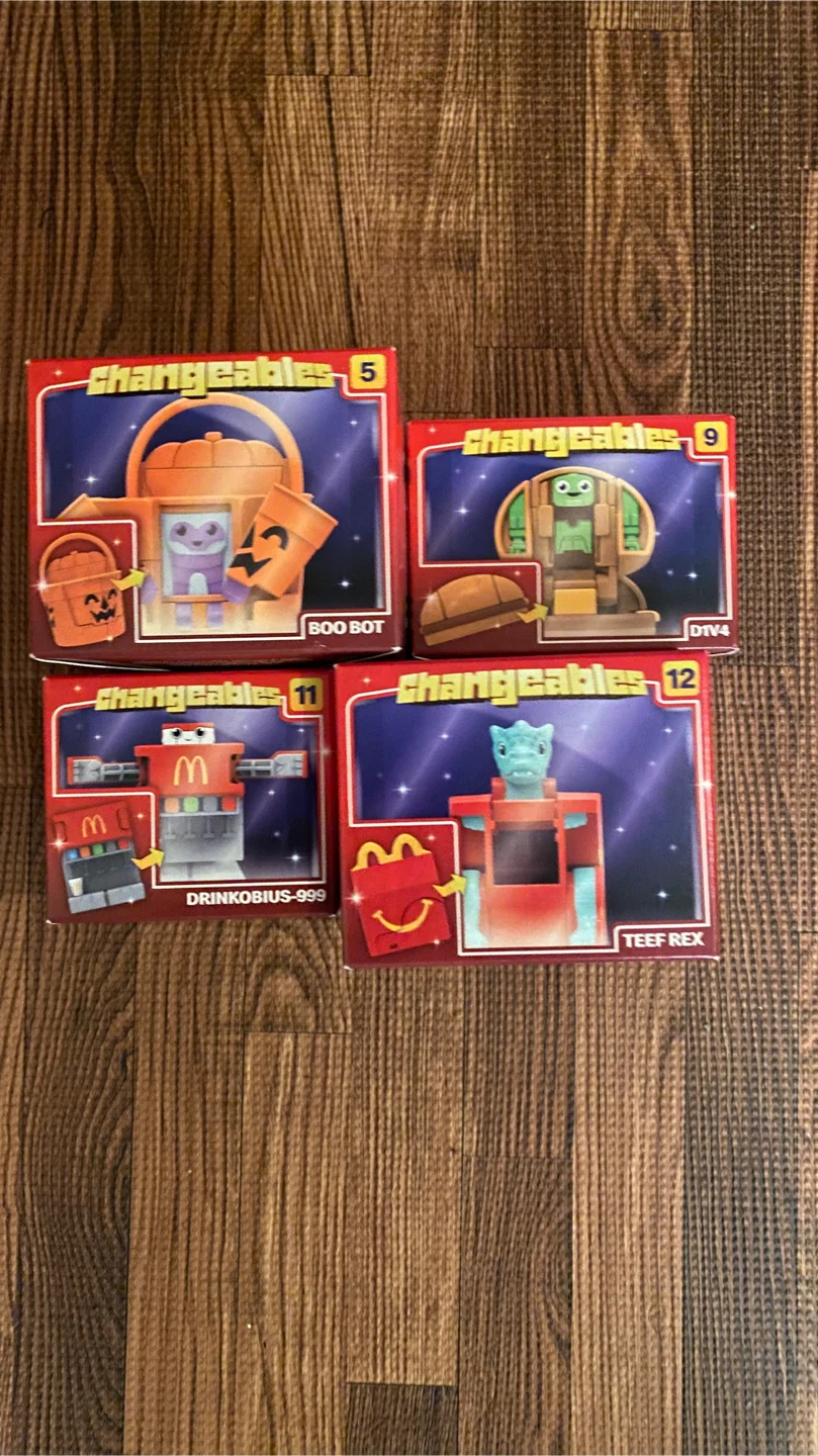 McDonald's Changeables Mini Figures Set