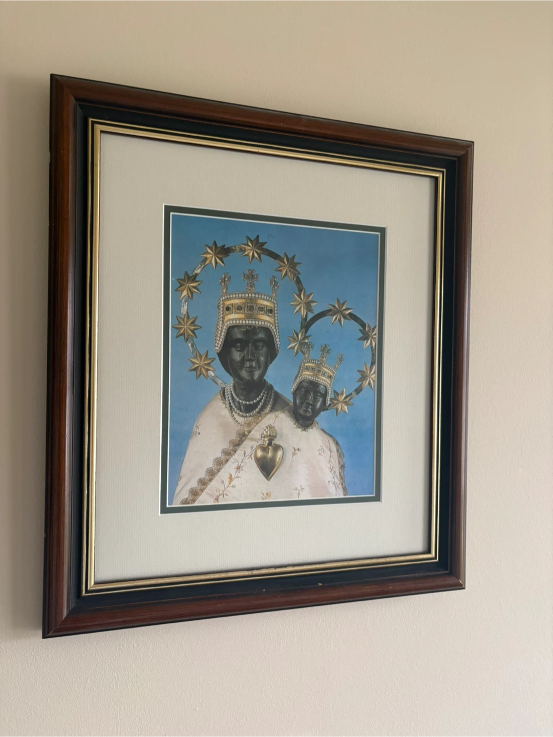 Framed Art Print of Madonna and Child - photo 3