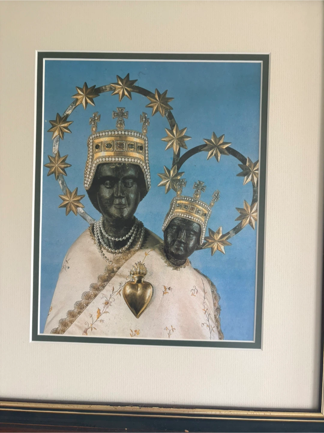Framed Art Print of Madonna and Child - photo 2